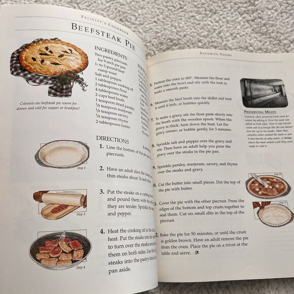 American Girl Felicity's Cookbook A Peek at Dining in the Past Cookbook - Picture 9 of 9